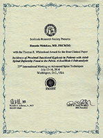 Scoliosis Research Society - Certificate 3